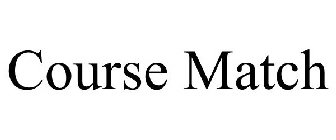 COURSE MATCH