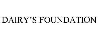 DAIRY'S FOUNDATION