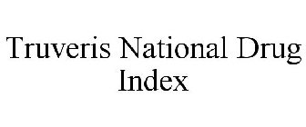 TRUVERIS NATIONAL DRUG INDEX