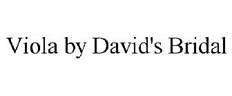 VIOLA BY DAVID'S BRIDAL
