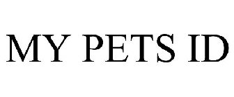 MY PETS ID