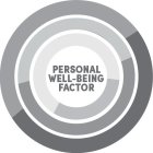 PERSONAL WELL-BEING FACTOR