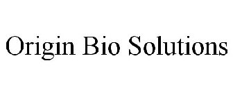 ORIGIN BIO SOLUTIONS