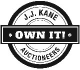 J.J. KANE OWN IT! AUCTIONEERS