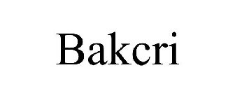 BAKCRI