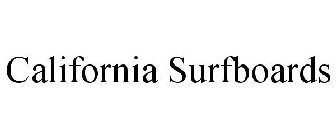 CALIFORNIA SURFBOARDS