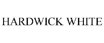 HARDWICK WHITE