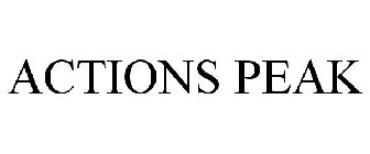 ACTIONS PEAK