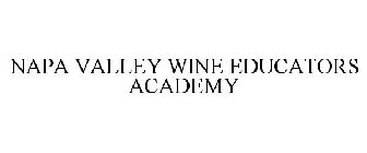 NAPA VALLEY WINE EDUCATORS ACADEMY