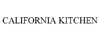 CALIFORNIA KITCHEN