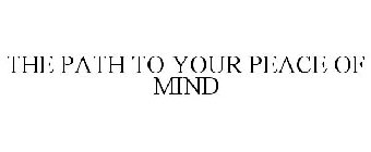 THE PATH TO YOUR PEACE OF MIND