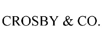 CROSBY & CO.