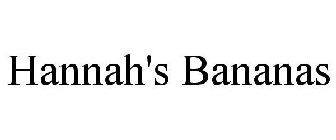 HANNAH'S BANANAS
