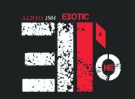 E1 EXOTIC ONE A.L.N CO. 1984