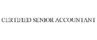 CERTIFIED SENIOR ACCOUNTANT