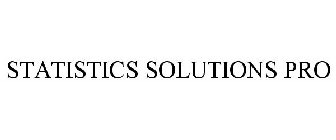 STATISTICS SOLUTIONS PRO