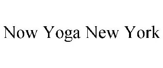 NOW YOGA NEW YORK
