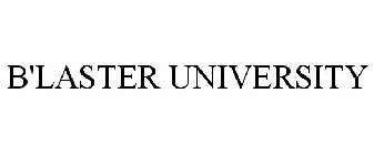 B'LASTER UNIVERSITY