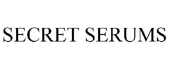 SECRET SERUMS