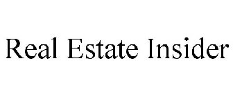 REAL ESTATE INSIDER