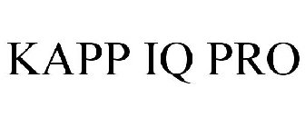 KAPP IQ PRO