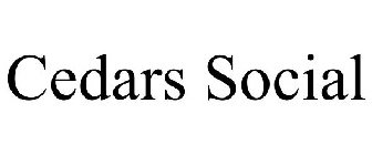 CEDARS SOCIAL