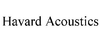 HAVARD ACOUSTICS