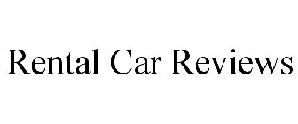 RENTAL CAR REVIEWS