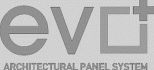 EVO ARCHITECTURAL PANEL SYSTEM