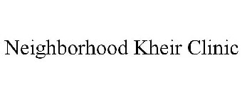 NEIGHBORHOOD KHEIR CLINIC