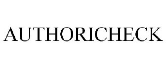 AUTHORICHECK