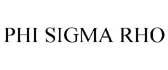 PHI SIGMA RHO