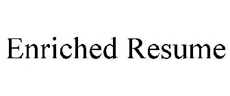 ENRICHED RESUME