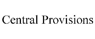 CENTRAL PROVISIONS