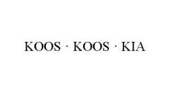 KOOS·KOOS·KIA