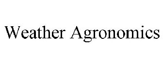 WEATHER AGRONOMICS