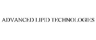 ADVANCED LIPID TECHNOLOGIES