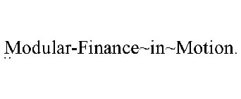 MODULAR-FINANCE~IN~MOTION...