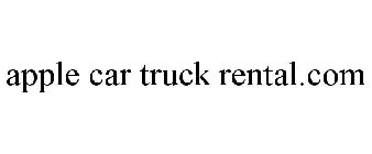 APPLE CAR TRUCK RENTAL.COM