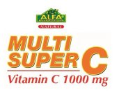 ALFA VITAMINS NATURAL MULTI SUPER C VITAMIN C 1000 MGMIN C 1000 MG
