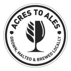 ACRES TO ALES GROWN, MALTED & BREWED LOCALLY