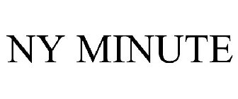 NY MINUTE