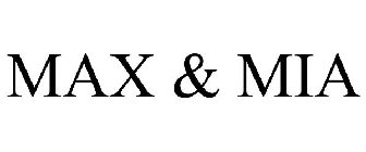 MAX & MIA