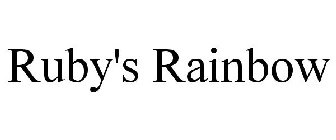 RUBY'S RAINBOW