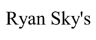 RYAN SKY'S