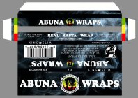 ABUNA WRAPS REAL RASTA WRAP WWW.ABUNAWRAPS.COM REFINED UNBLEACHED PREMIUM HEMP 100% ALL NATURAL SLOW BURN KING SLIM NATURAL HEMP GUM  ABUNA WRAPS REAL RASTA WRAP THE ABUNA IS THE OFFICIAL LIAISON FOR 