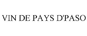 VIN DE PAYS D'PASO