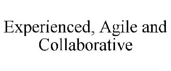 EXPERIENCED, AGILE AND COLLABORATIVE