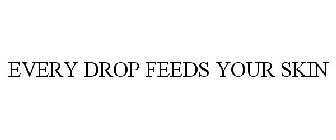 EVERY DROP FEEDS YOUR SKIN