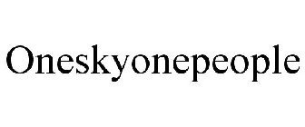 ONESKYONEPEOPLE